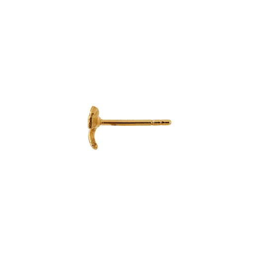 Stine A Petit Bow Ørering, Gold Plated
