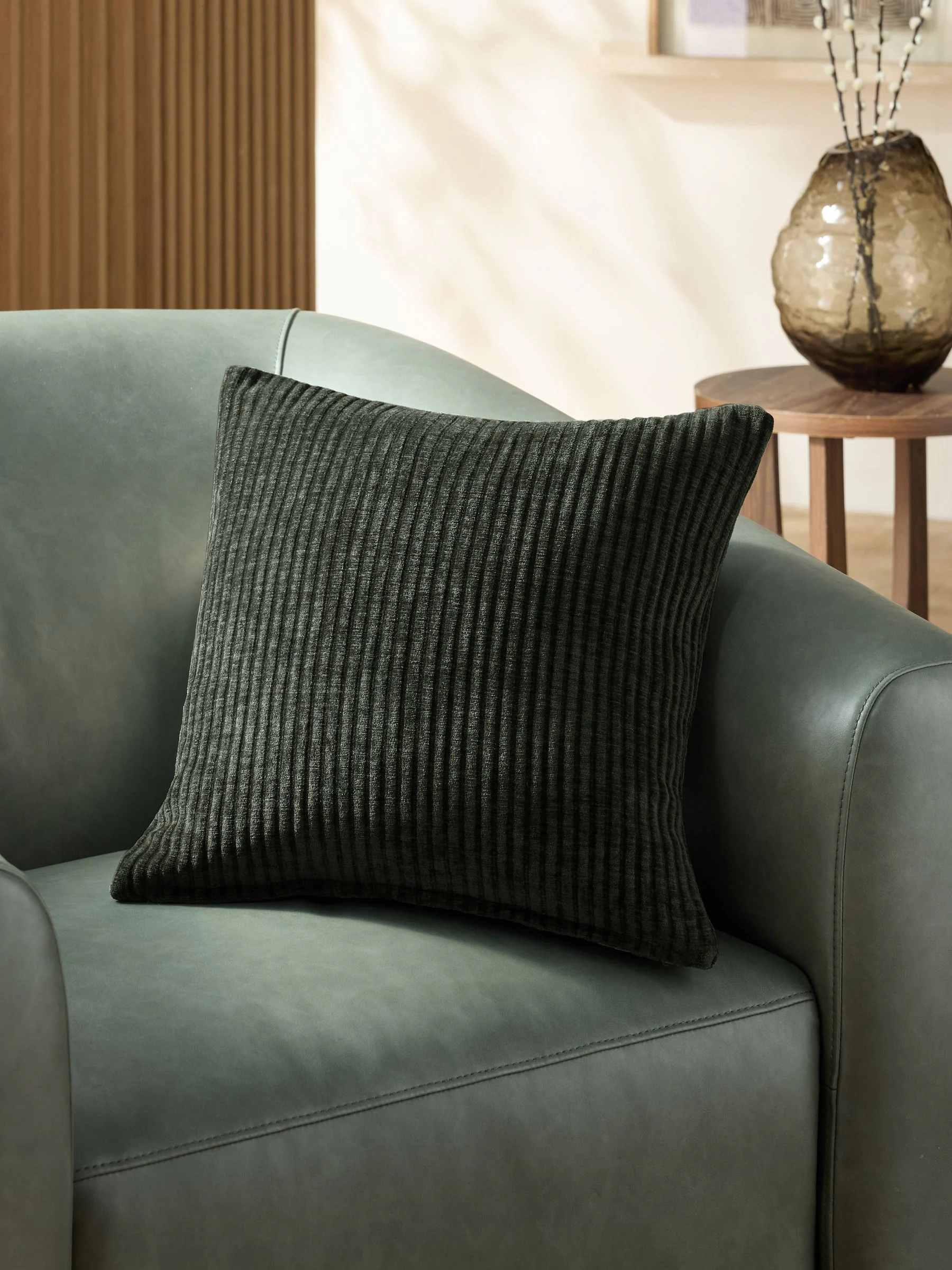 Corded Chenille Cushion
