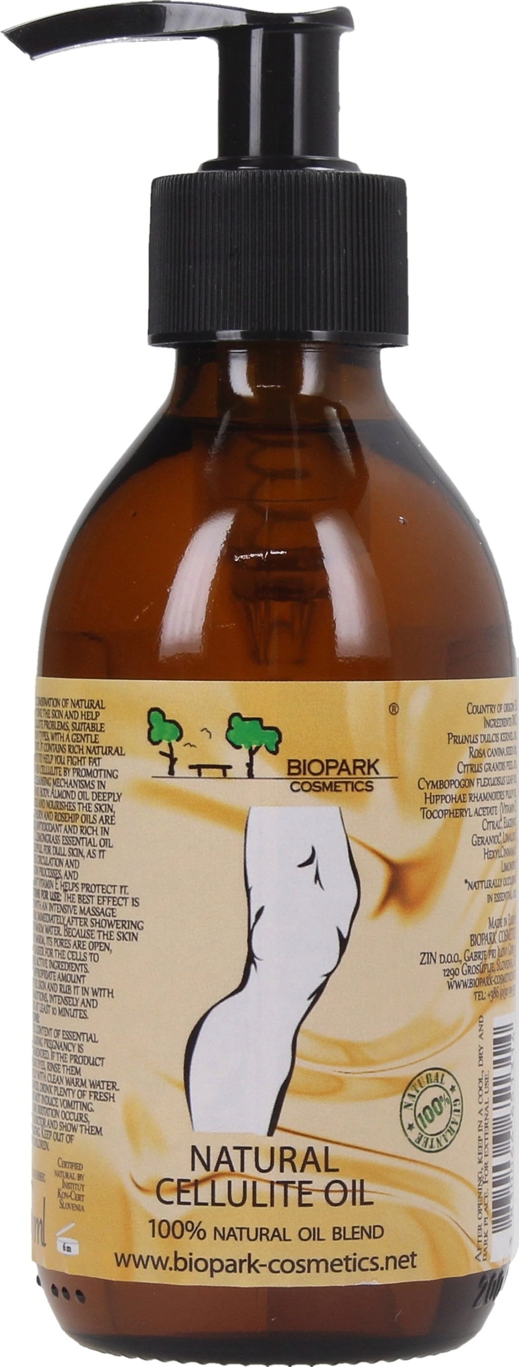 Biopark Cosmetics  Oil for Cellulite Treatment, 200 ml