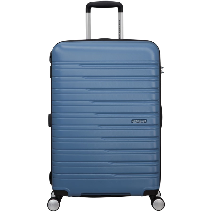 American Tourister Flashline - 4-Rollen-Trolley M 67 cm erw. coronet blue