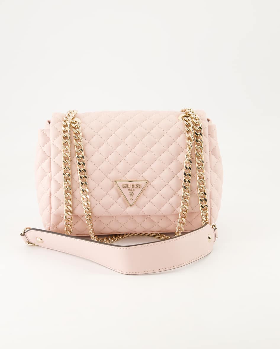 Guess Rianee Quilt Cnvrtble Xbdy Flp Umhängetasche in Rosa
