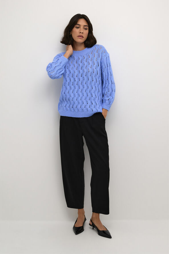 Kaffe KAlena Knit Pullover Vista blue