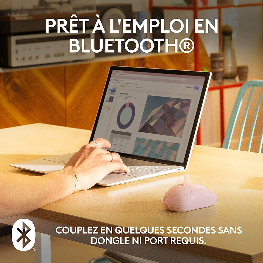 Logitech M240 Silent - Rose