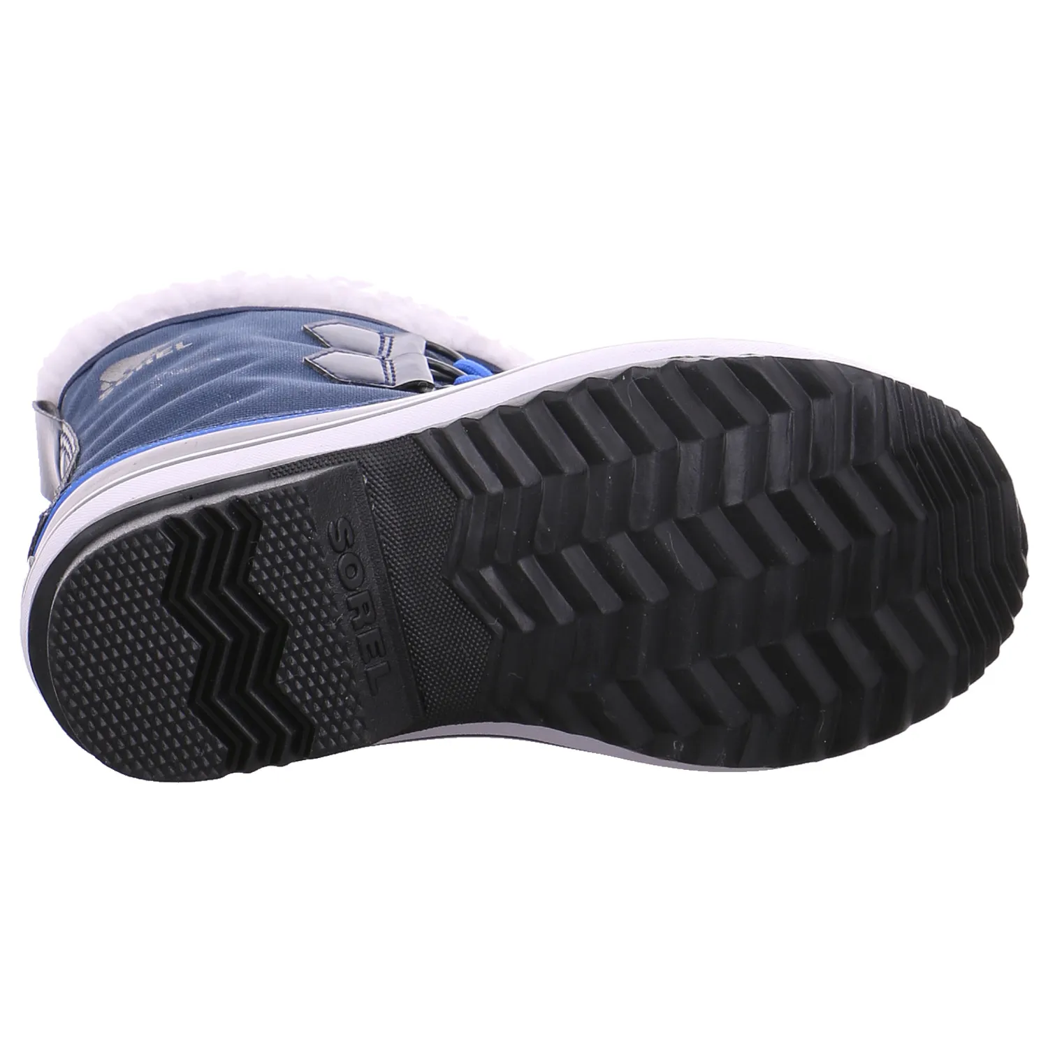 SOREL Kinder-Snowboot Blau Synthetik  Schneestiefel Unisex
