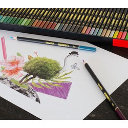 Crayon de couleur 'KOLORES SELECTION', étui de 72