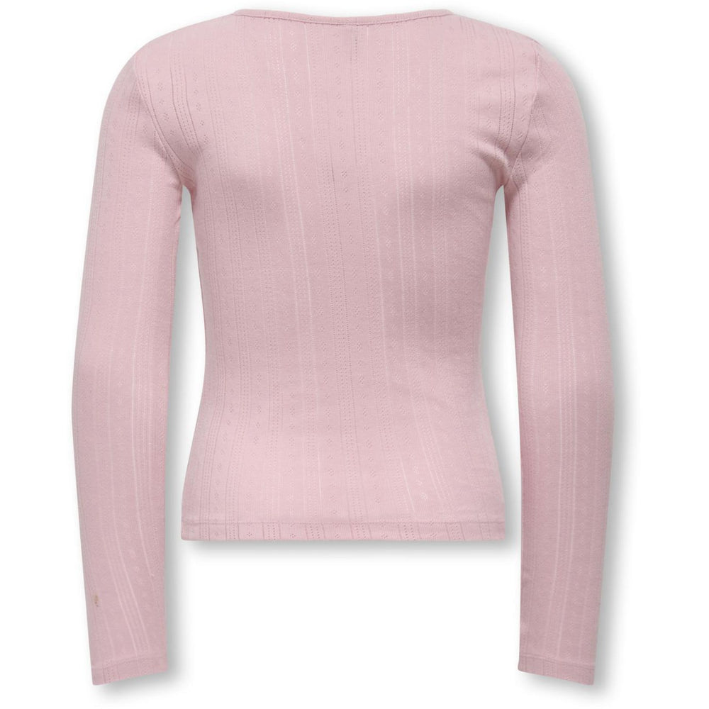 Køb kids ONLY Bleached Mauve Kogsalsa Life L/S O-Neck Top Jrs
