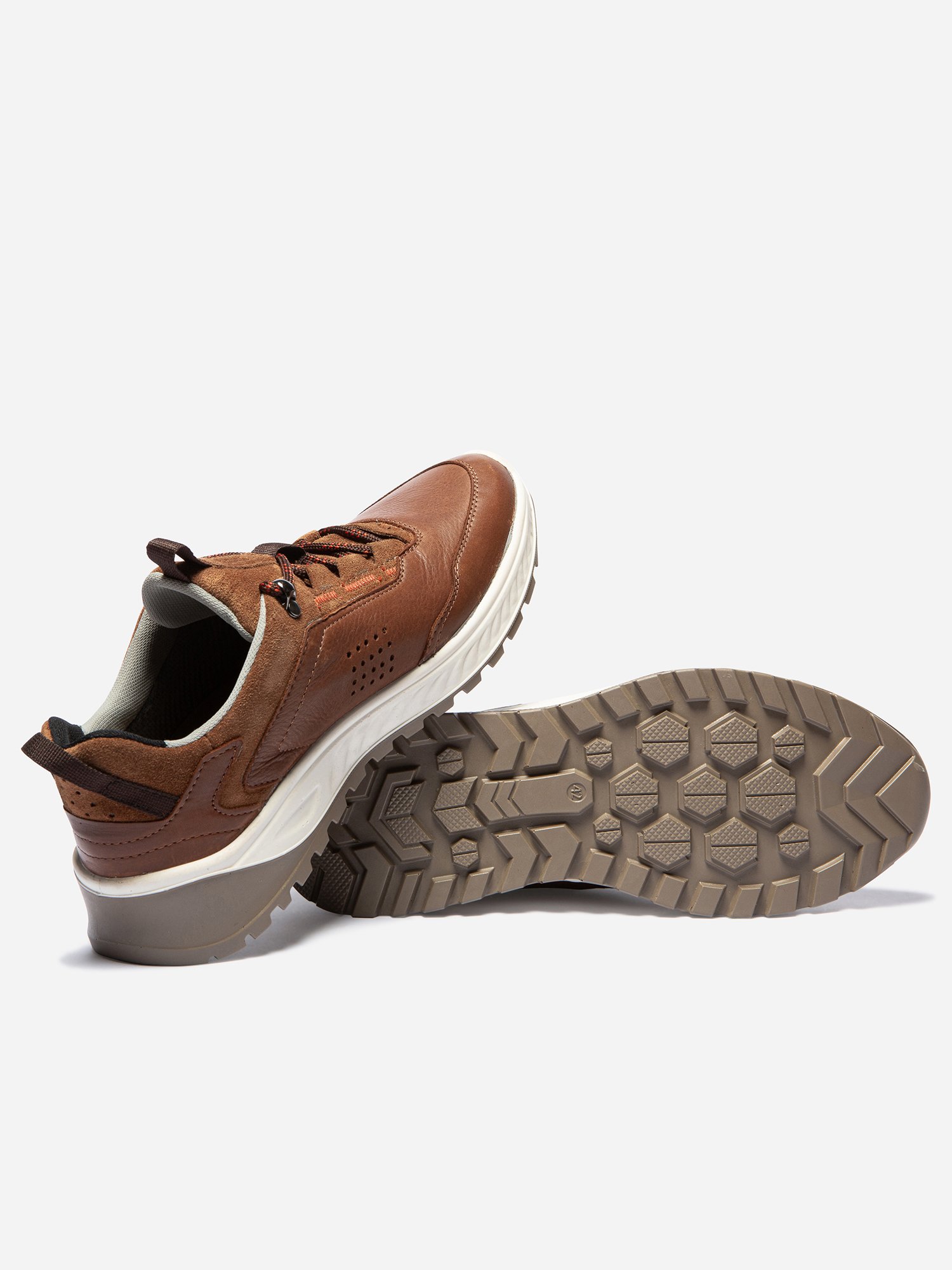 Baskets Homme Imperméable Cuir Marron