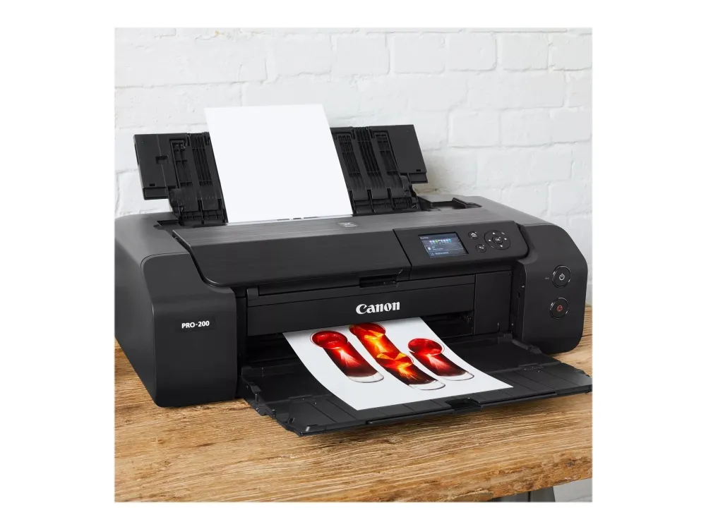 Canon PIXMA PRO-200 - Printer - farve - blækprinter - A3 Plus op til 1.5 min./side (farve) - kapacitet: 100 ark - LAN, Wi-Fi(n), USB 2.0