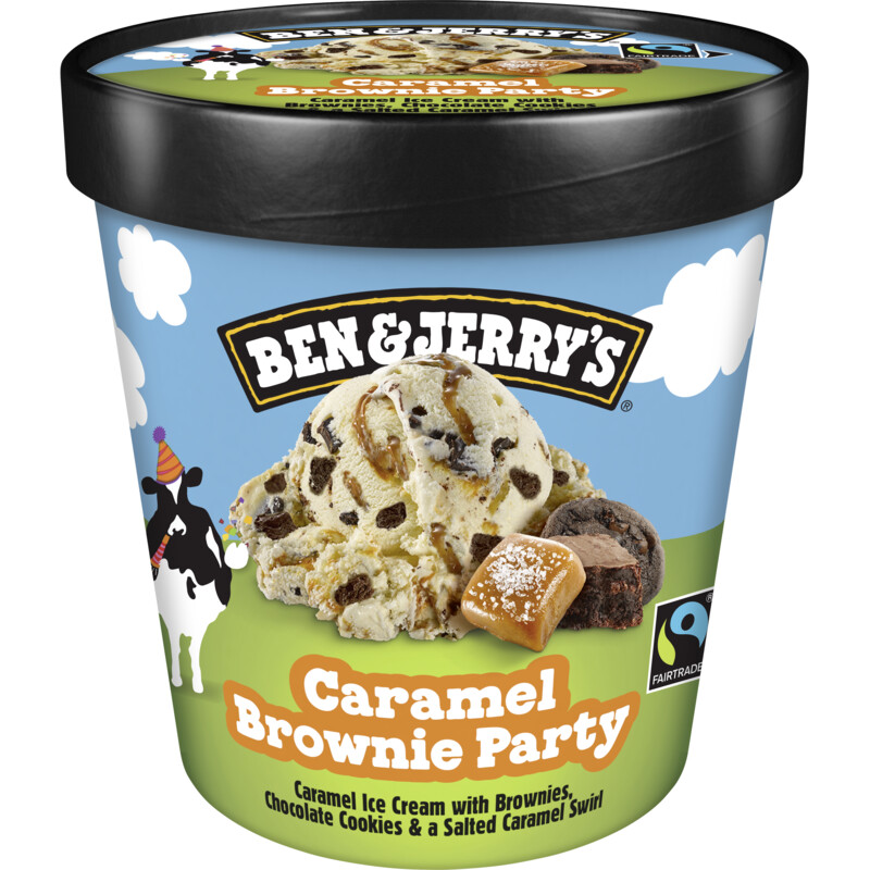 Ben & Jerry's Caramel brownie party