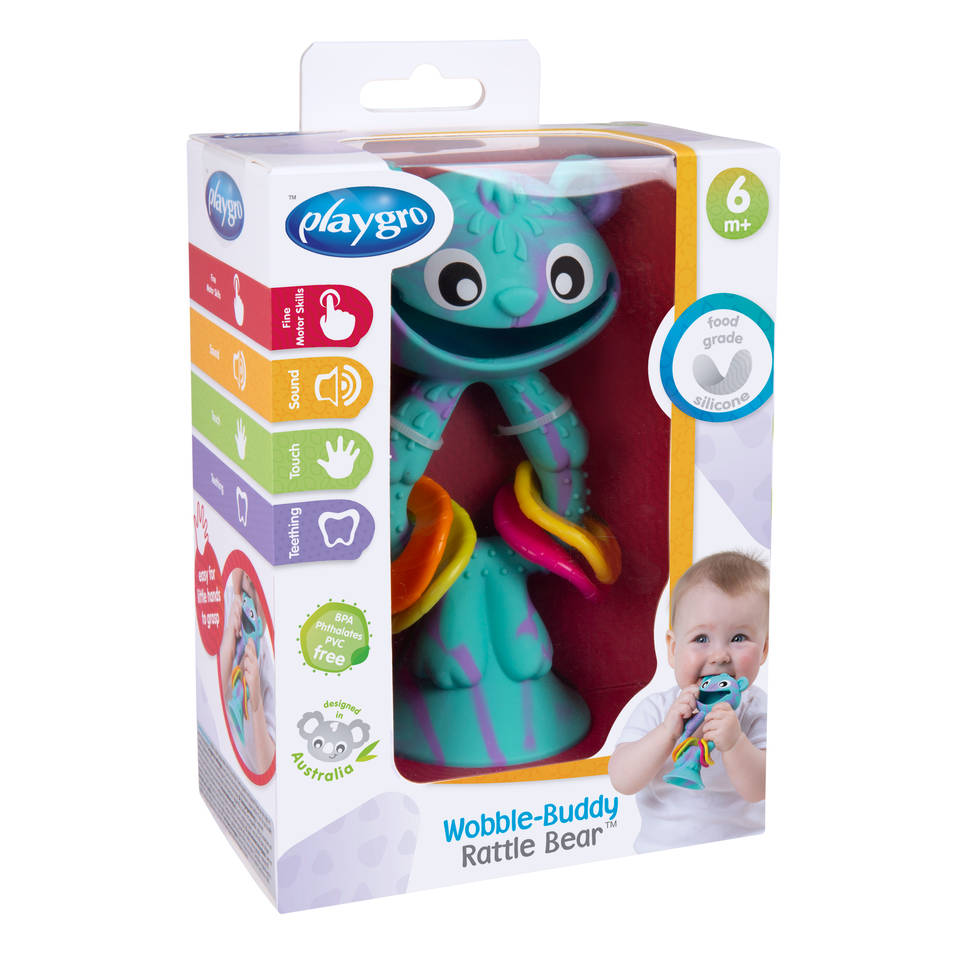 Playgro Wobble-Buddy rammelaar beer
