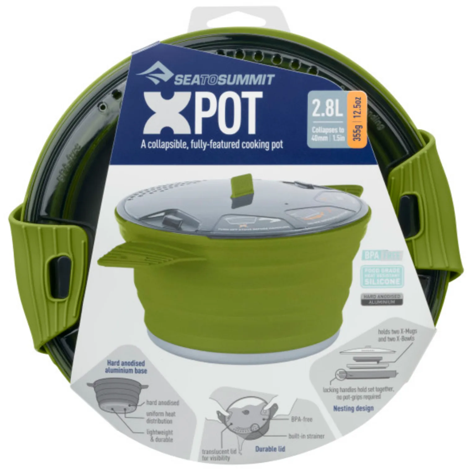 Sea To Summit X-Pot 2.8L Olive