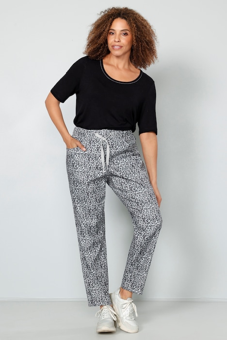Joggpants, Leomuster, Elastikbund