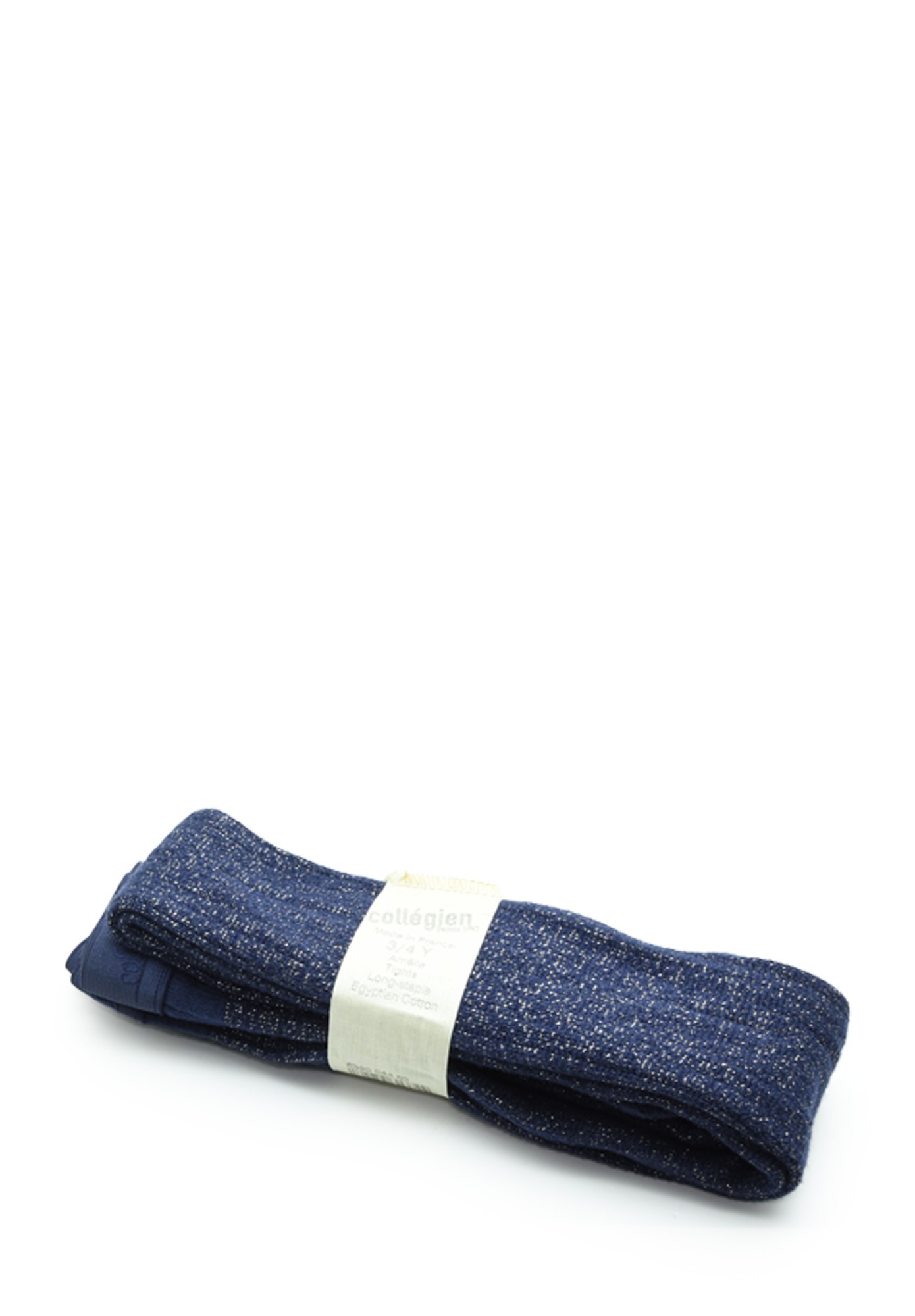 Gerippte Strumpfhose Amelie Benjie x Collegien Mitternachtsblau