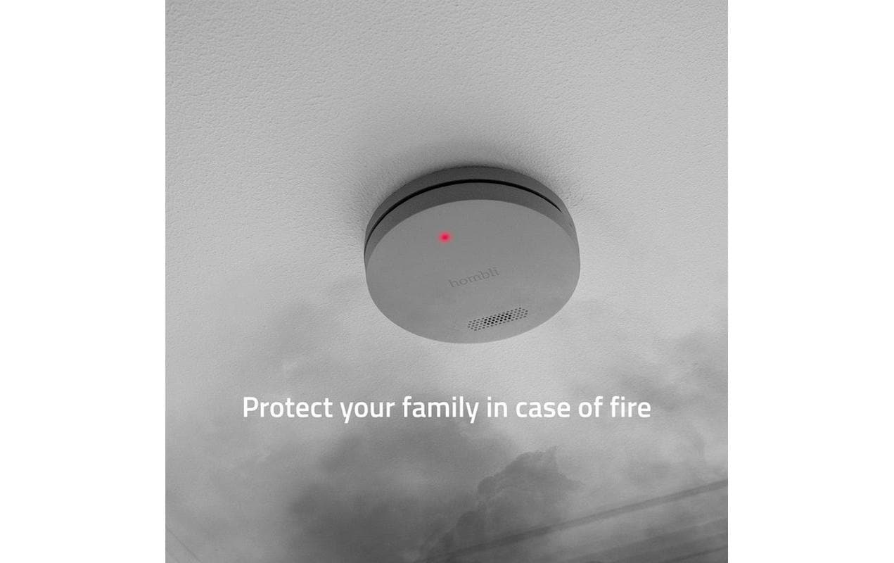 Hombli Smart-Home-Steuerelement »Smart Smoke Detector 85 dB Grau«