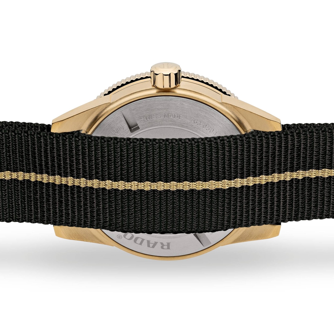 Rado Captain Cook XL Automatik Bronze / Nato braun