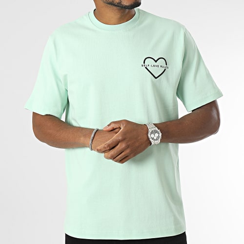 Tee Shirt Oversize Large Turquoise