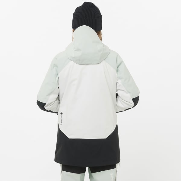 Veste de ski SALOMON MOON PATROL GORE-TEX JKT W MISTY BLUE/WHITE