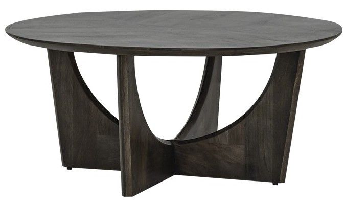 Salontafel Olijfbruin Fermo ⌀90  x H40 cm