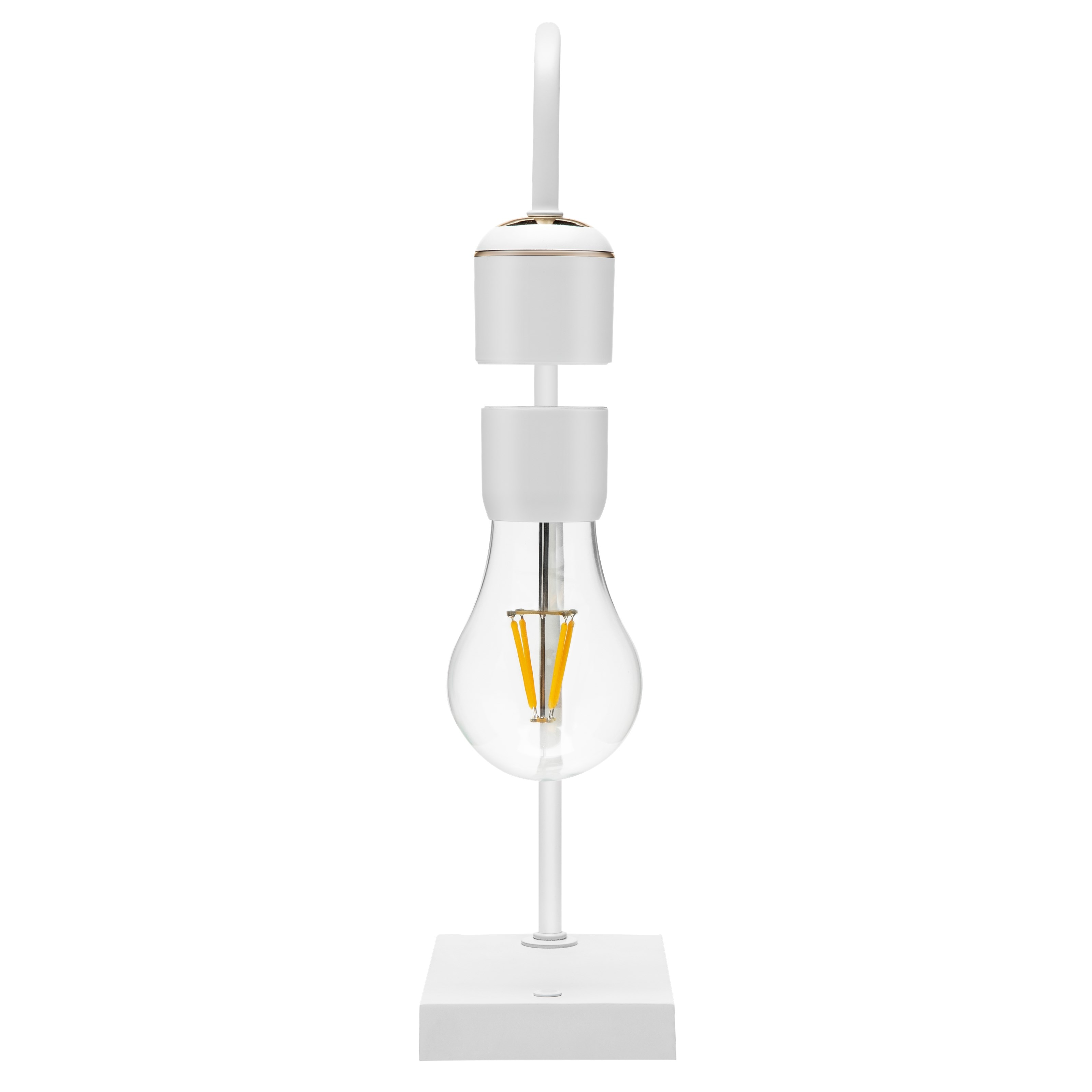 Cleverio Svevende bordlampe Hvit