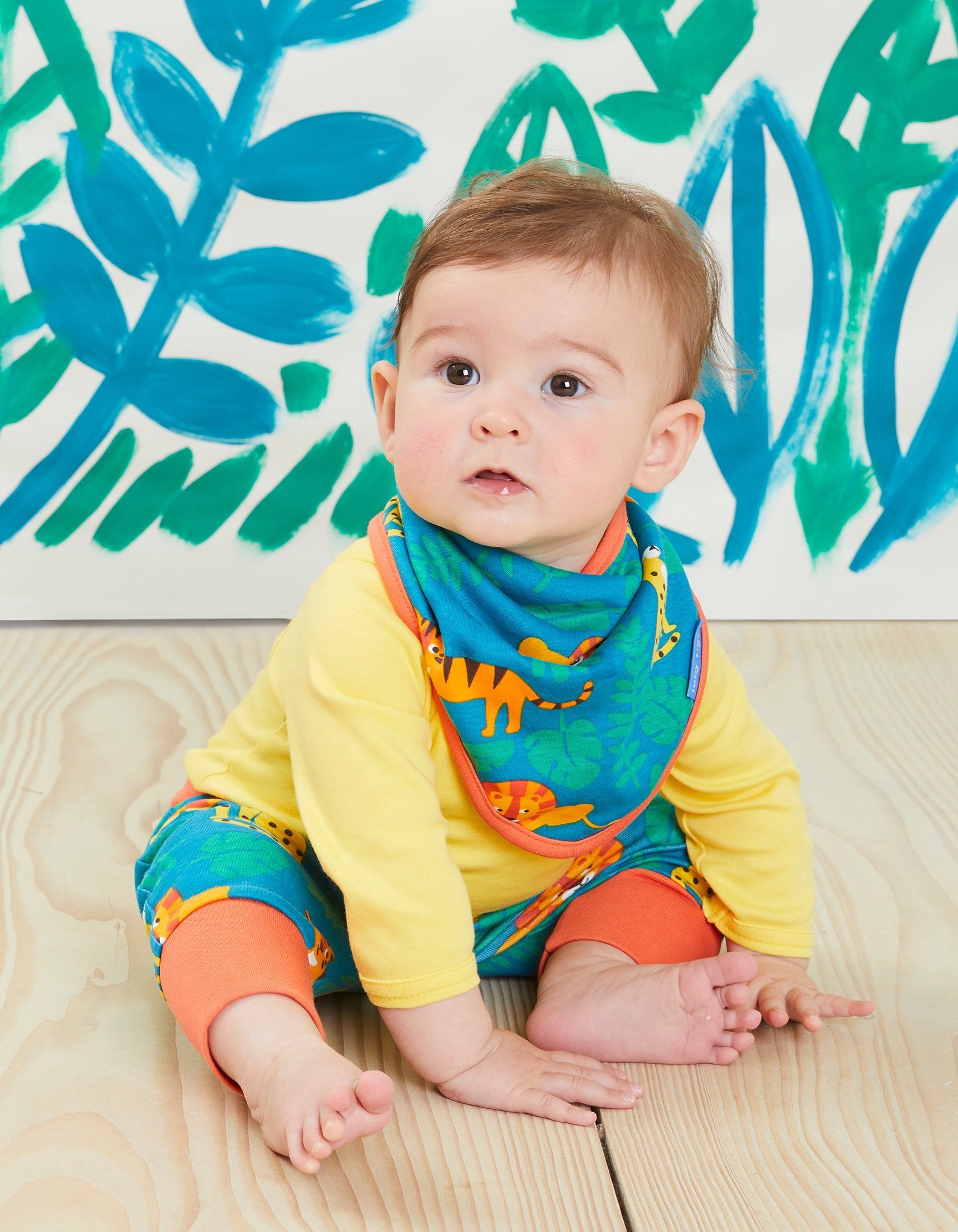 Toby Tiger Babyhose mit Raubkatzen Print