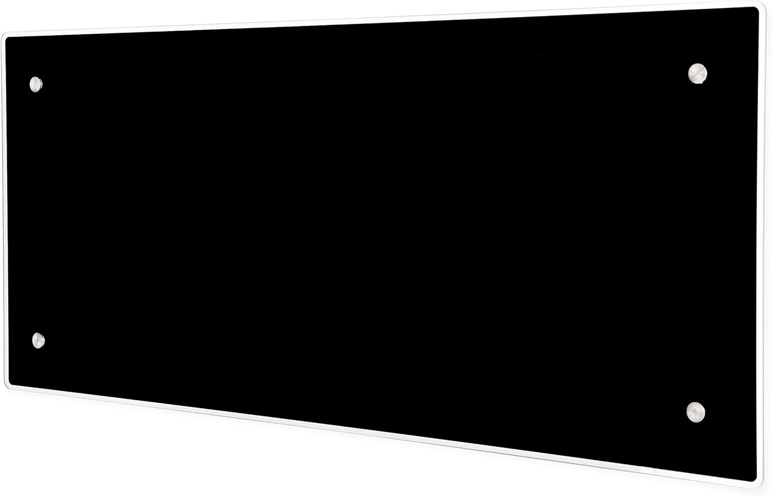 Adax Clea H - Elektroheizkörper - Schwarz, 600W | Heizkörper Elektrisch | Elektroheizung Wandmontage | Wandkonvektor - 340mm | Frostschutz, Wochenmodus, Thermostat, LED | Heizung Elektrisch