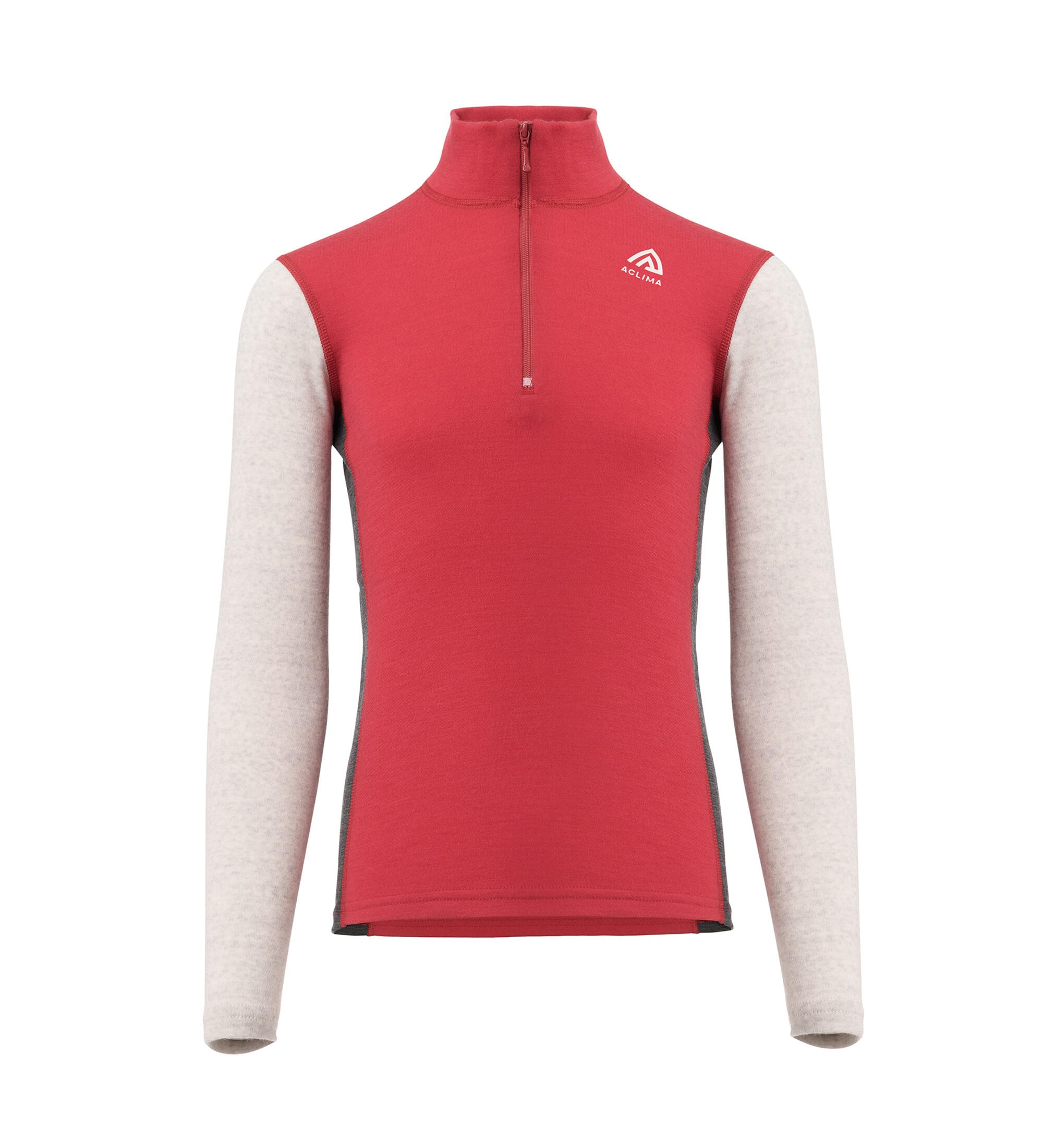 Aclima WarmWool Mockneck, JR<br>Klassisk genser med høy hals og glidelås!