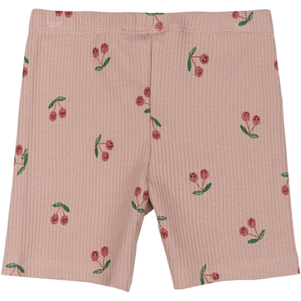 Køb THE NEW Siblings Adobe Rose AOP Oona Tight Rib Shorts