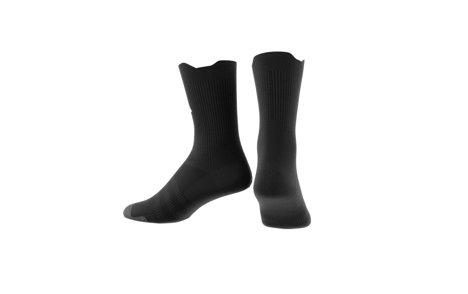 Socken Football Cushioned Performance Crew Schwarz, 37 - 39Fussballsocken