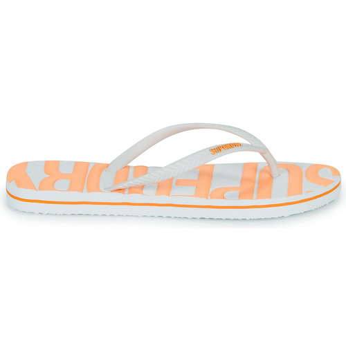 Superdry - VINTAGE VEGAN FLIP FLOP - Orange/Blanc