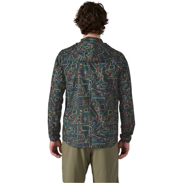 Veste trail PATAGONIA M'S HOUDINI JKT LOSE YOURSELF OUTLINE: NOUVEAU GREEN