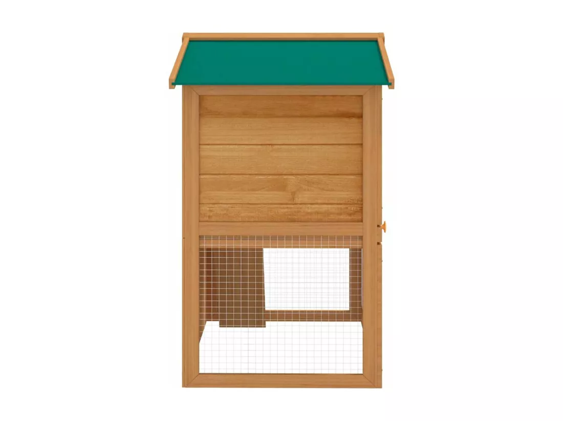 Clapier d'extérieur Enclos pour petits animaux 3 portes Bois