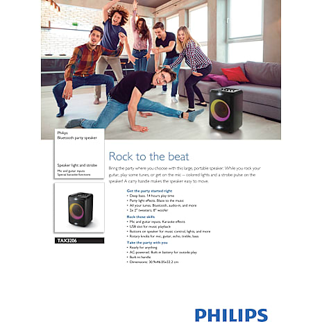Philips TAX3206/10 Party Speaker