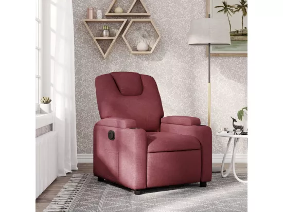 Fauteuil inclinable Rouge bordeaux Tissu