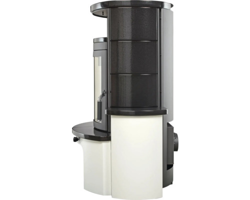Hark Avenso GT ECOplus keramische haardset, zwart, 6 kW