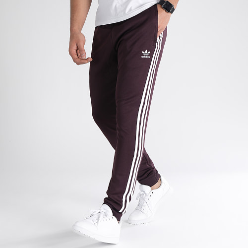 Pantalon Jogging A Bandes HK7352 Marron