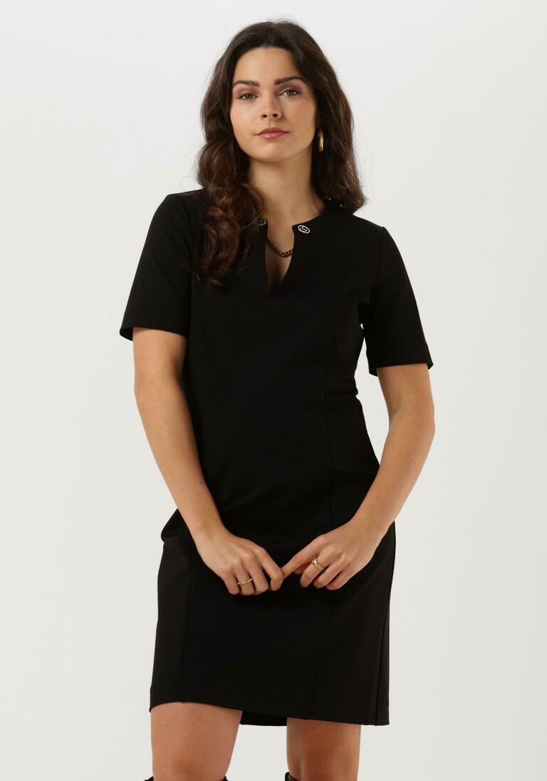TWINSET MILANO zwarte twinset milano mini jurk 9813235-cpc