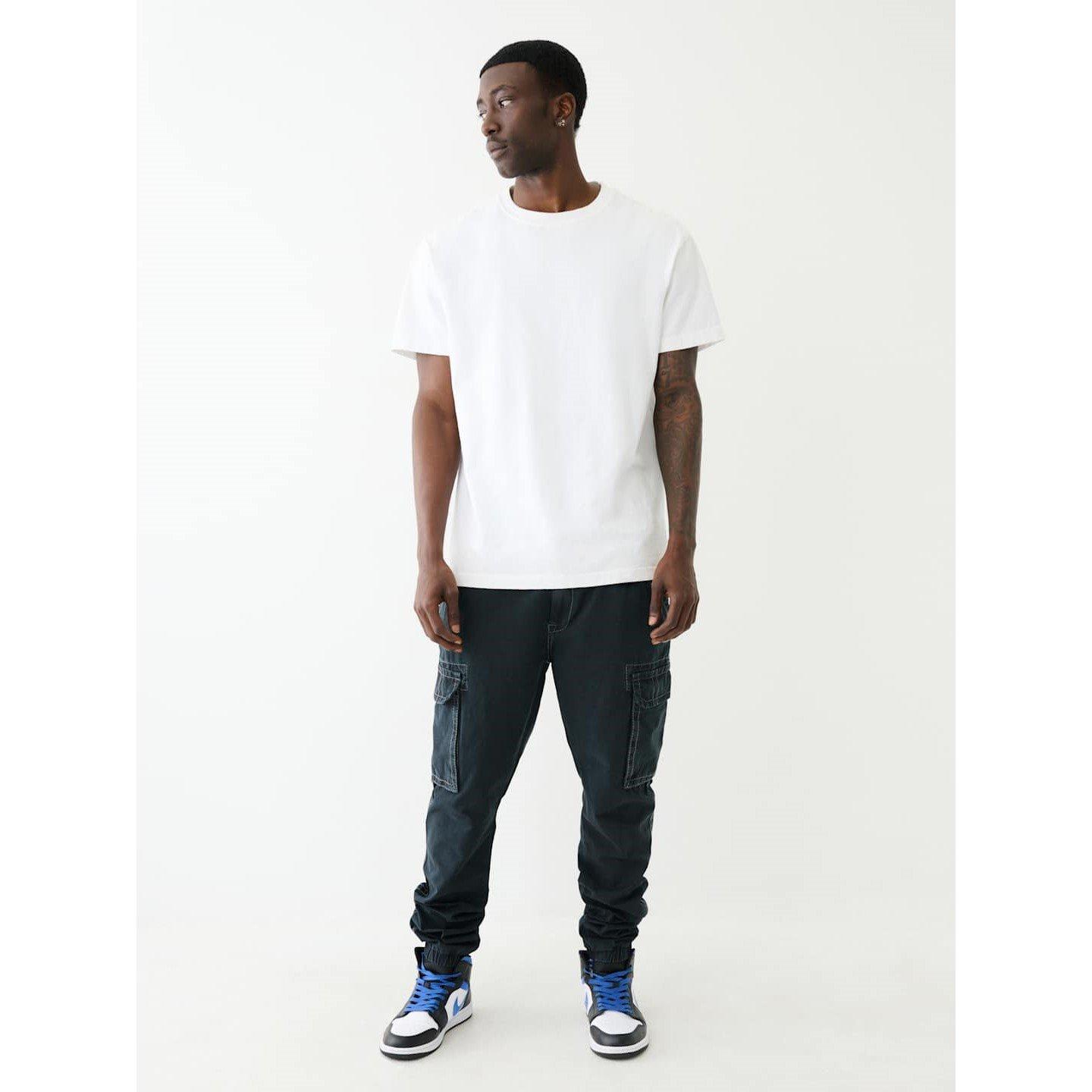 True Religion TR Washed Cargo Joggers Mens