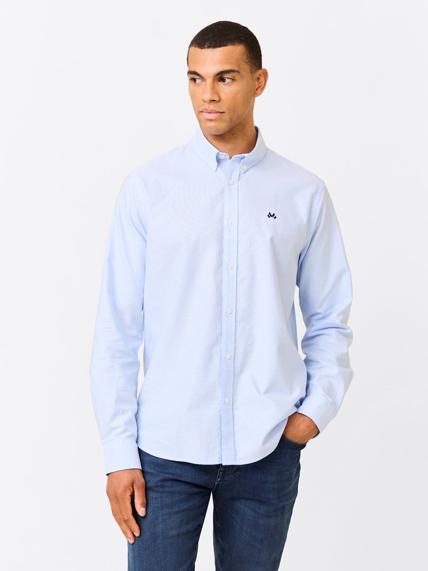 Oxford skjorte Chambray Blue