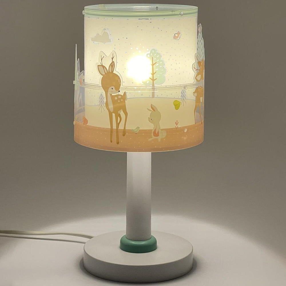 Loving Deer tafellamp in wit en roze E14