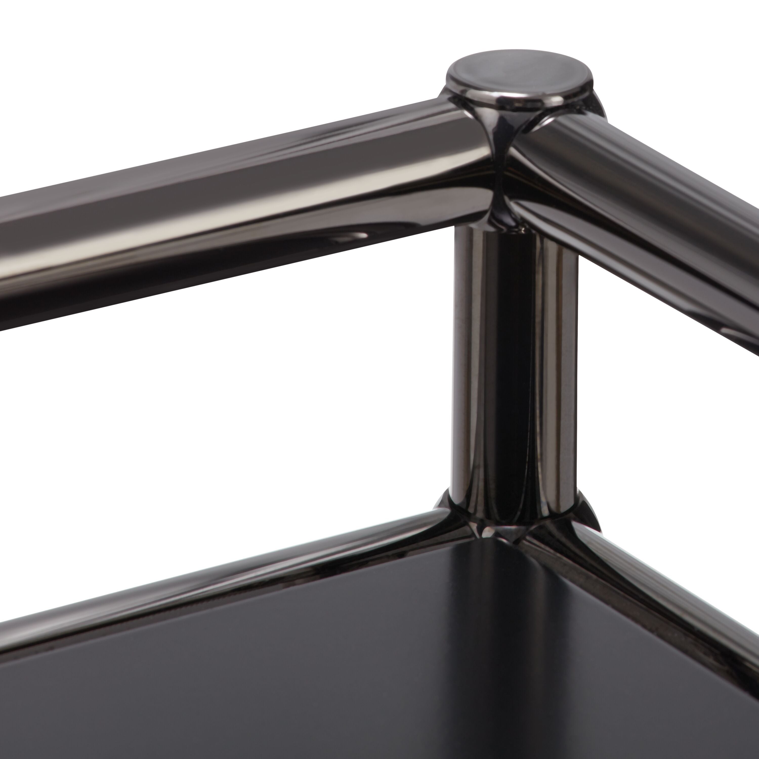 FLEXCUBE Servierwagen - Schwarz / B: 40.0 cm x T: 40.0 cm x H: 90.5 cm
