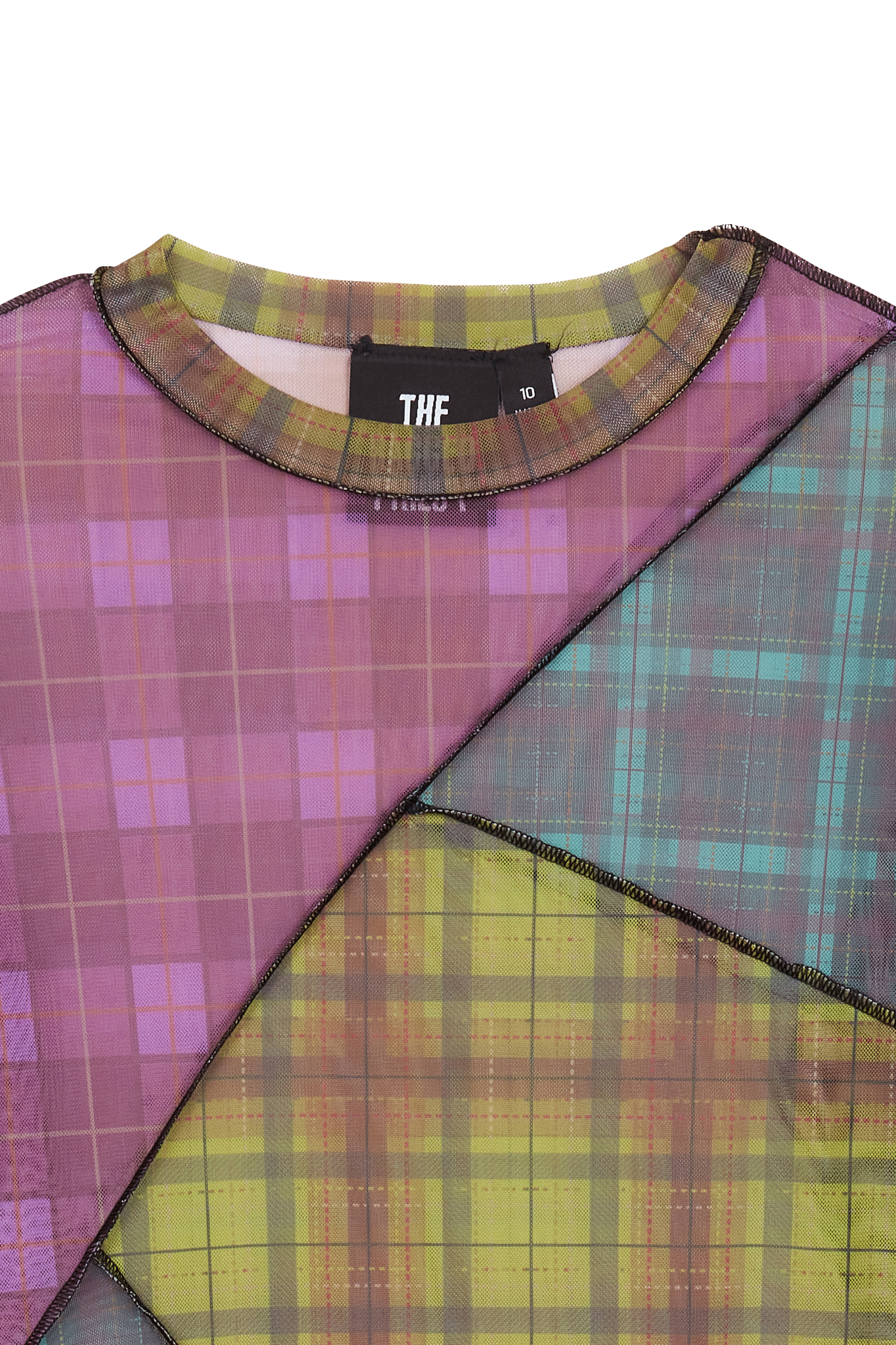 RAGGED PRIEST Robe longue FRACTURED Multicolore