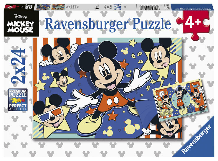 Ravensburger puslespil Ass Ravnsburger 2x24 brikker