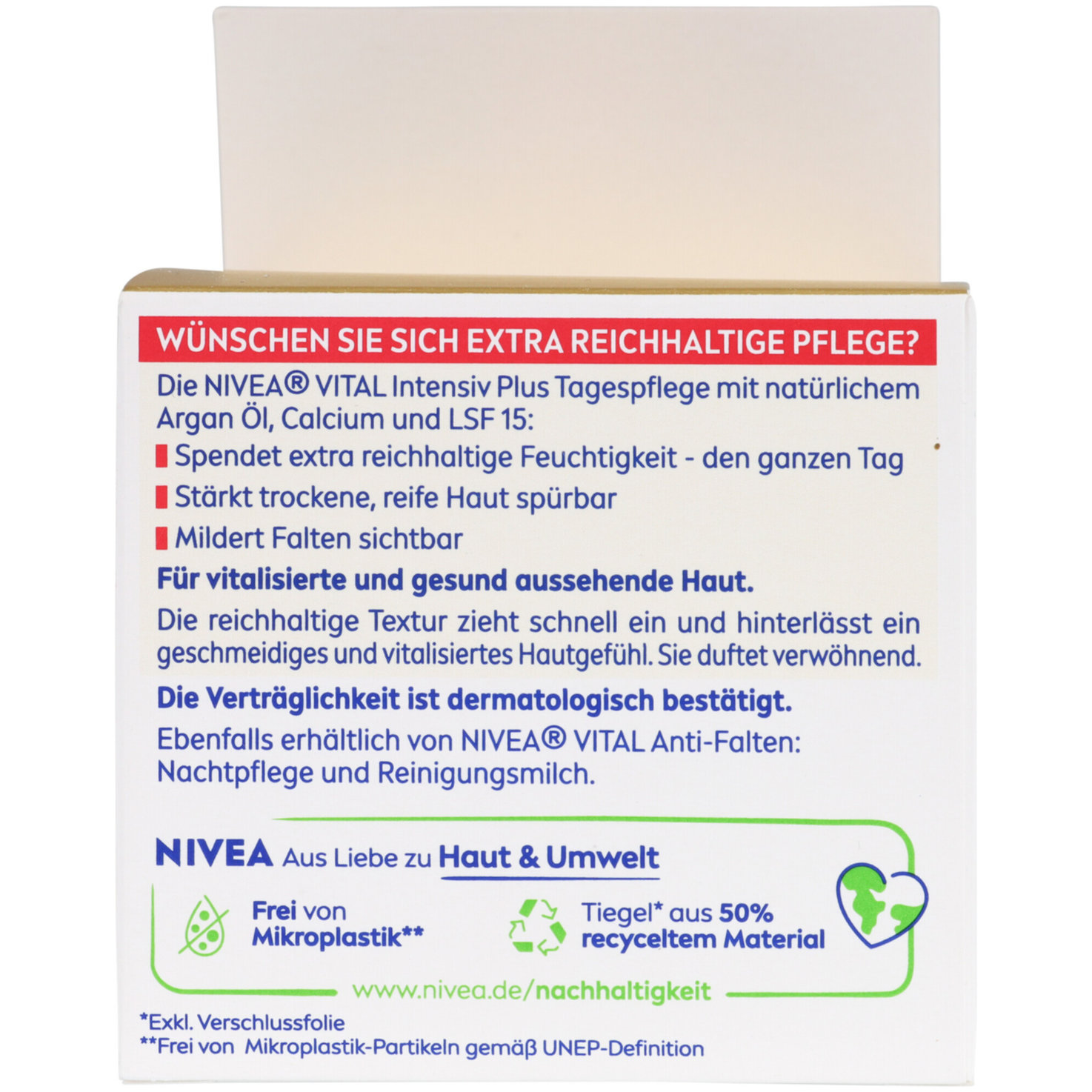 Nivea Vital Anti-Age extra reichhaltige Tagescreme LSF 15