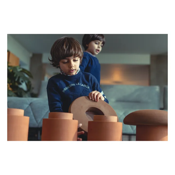 Moes Tabouret Champignon - Set de 2 | Marron