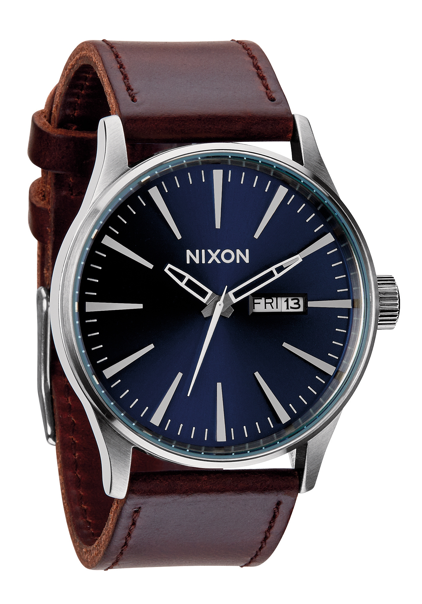 Nixon The Sentry Leather Blue / Brown A1051524