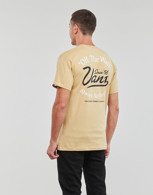 Vans - GAS STATION LOGO SS TEE - Beige