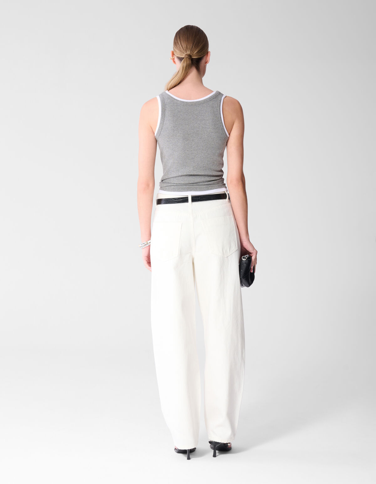 Double Singlet Lichtgrijs