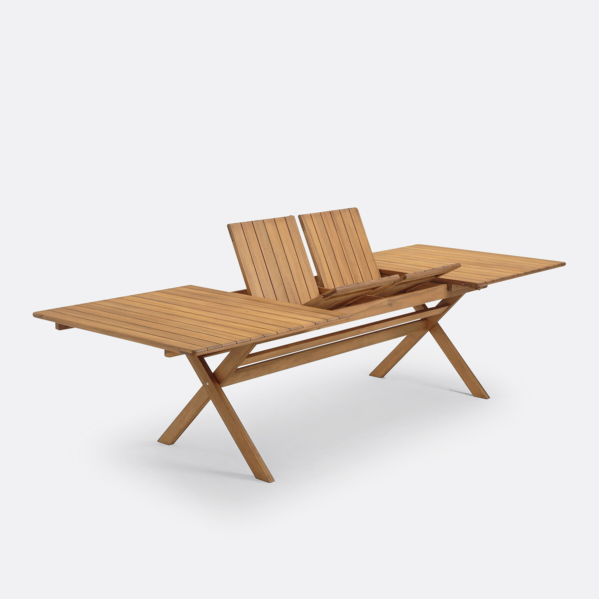 LA REDOUTE INTERIEURS<br>Mesa dobrável para jardim Réalto, acácia, 2 extensões