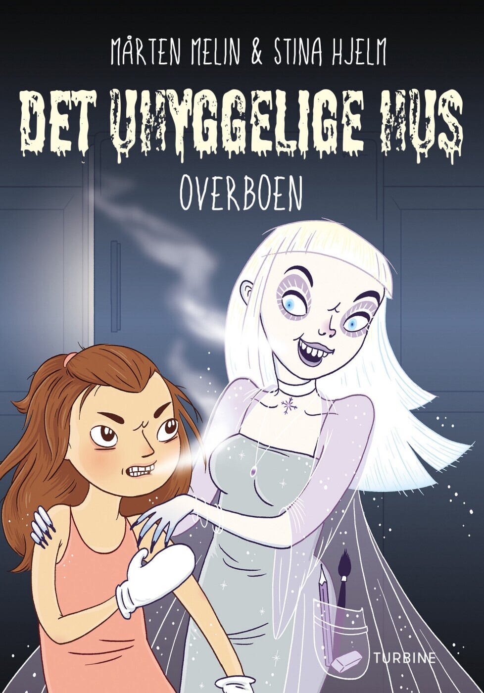 Det Uhyggelige Hus - Overboen - Mårten Melin - Bog