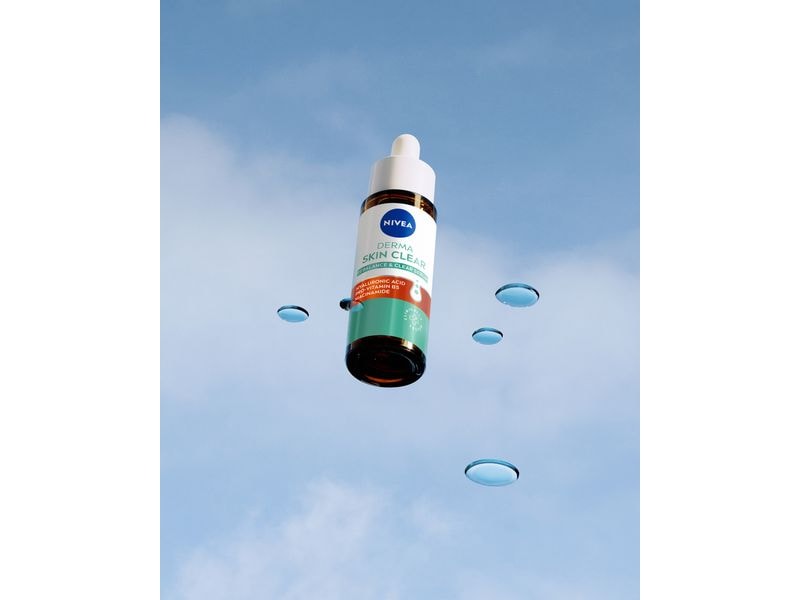 NIVEA Gesichtsserum Derma Skin Rebalance & Clear 30 ml Serum zur Stärkung der Hautbarriere und Reduzierung von Hautunreinheiten